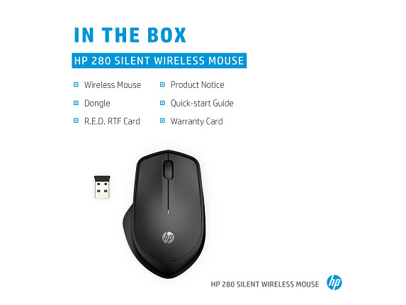 HP 280 Silent Wireless Mouse — фото 6