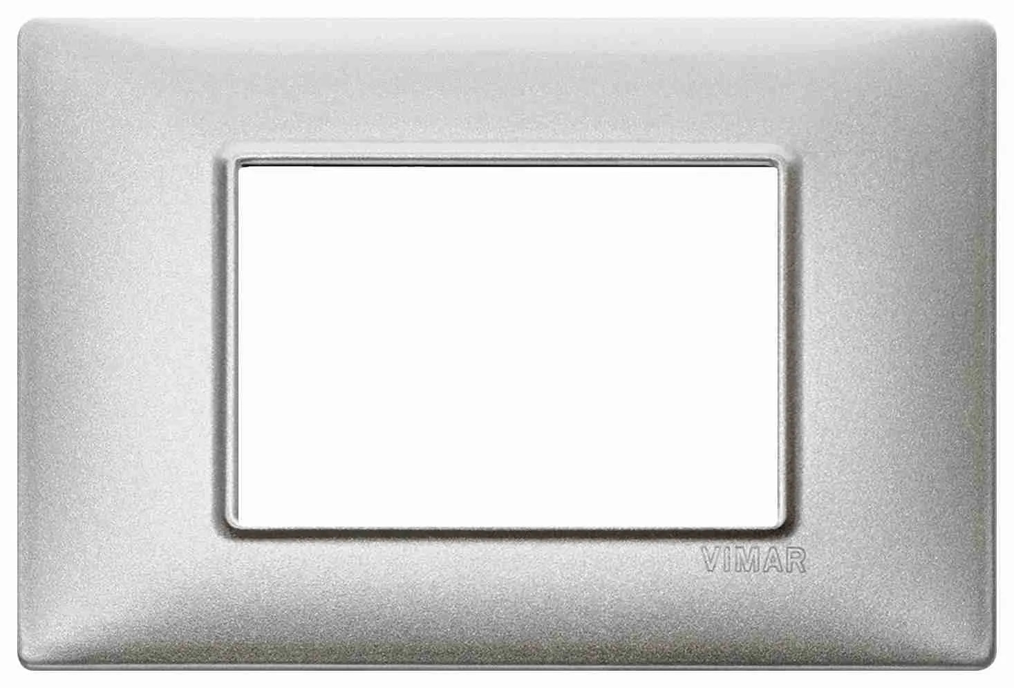 VIMAR - 14653.71 Placca 3M Silver - 1