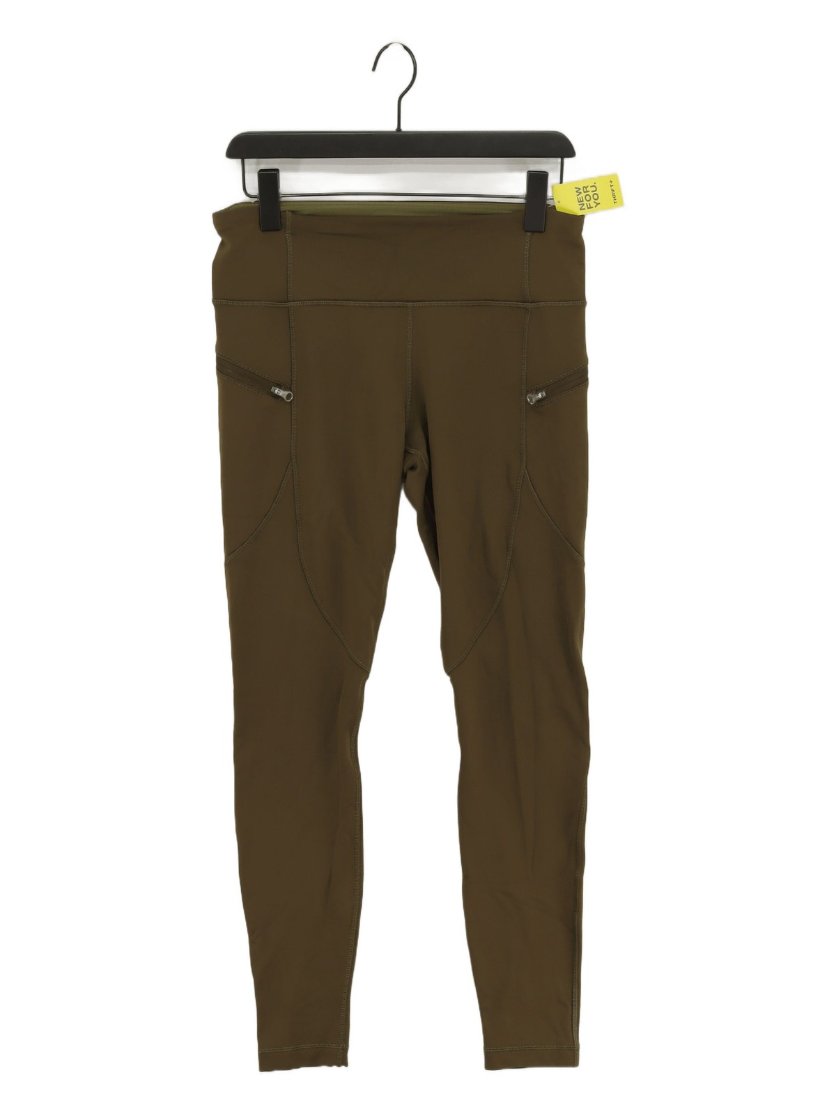 ALTRA Lululemon Pantaloni Sportivi Donna L Verde 100% Altri Leggings