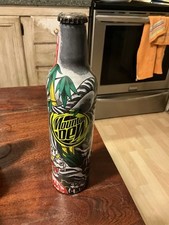Unopened Collectable Alum. Mt Dew Bottle Troy Denning Fearless Fury