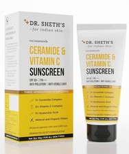 Dr. Sheth's Sunscreen SPF 50 PA  Cream with Ceramide  Vitamin C-50gm