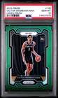 2023 PANINI PRIZM GREEN PRIZM #136 VICTOR WEMBANYAMA ROOKIE RC PSA 10