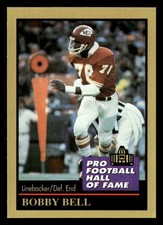 Bobby Bell 1991 Enor Pro Football HOF Card #10 Kansas City Chiefs