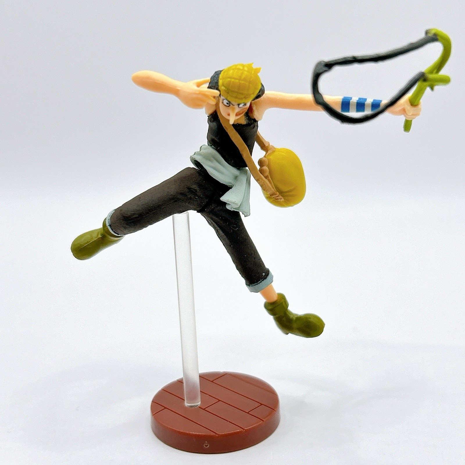 Usopp Bow One Piece Choco Egg Mini Figura Mascota Juguete Furuta Anime Manga Japón