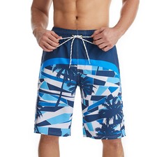Sea Wave Pattern 3d Print Men'S Shorts Quick Dry Breathable Swim Shorts Beach Pa