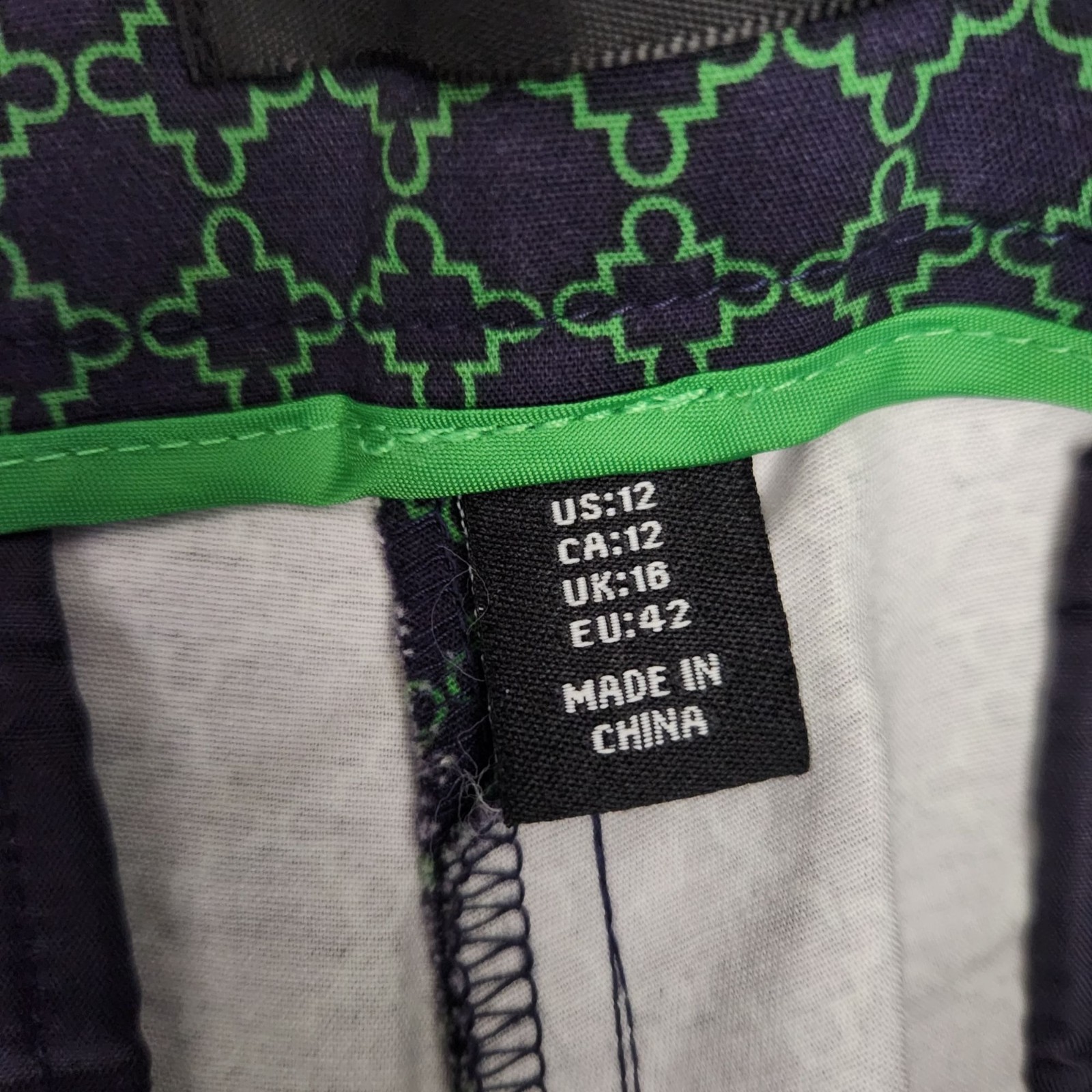 Willi Smith Womens Geometric Patterned Ankle Pant… - image 11