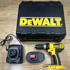 DEWALT DC725 18V Cordless Drill 1.3Ah NiCd, 13mm Keyless, Charger Case