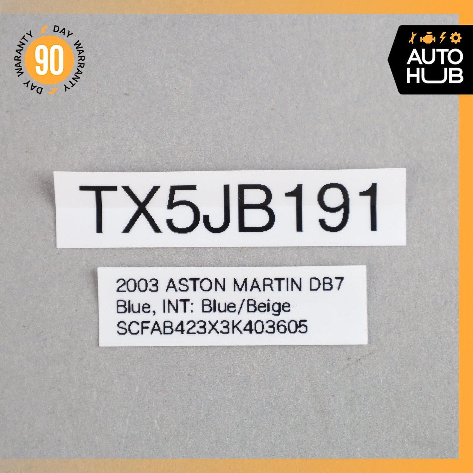 Aston Martin DB7 Windshield Washer Fluid Tank Bottle Reservoir 37121069AE OEM