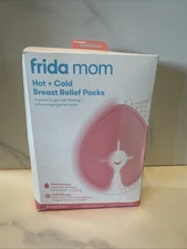 Frida Mom Hot Therapy + Cold Therapy Breast Relief Packs 2 Reusable New Box Bent
