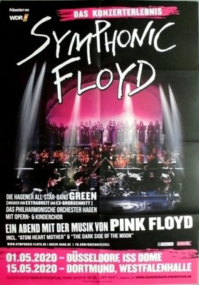 SYMPHONIC FLOYD - 2020 - Pink Floyd - Grobschnitt - Poster - Düsseldorf