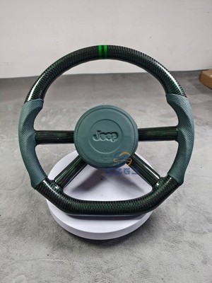 Carbon Fiber Steering Wheel for Jeep Wrangler JK 2008-2011 Custom Direct Fit