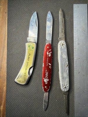 Victorinox Excelsior Red, Kutmaster Utica 181501 Japan, Schrade 752 3 Knife Lot