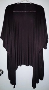 Made By Johnny Designed In California Short Sleeve Brown Open Front Cover W XXXL