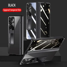 For Samsung Galaxy Z Fold 7 6 5 Privacy Screen Protector Hrad PC Case Kickstand