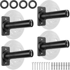 Wall Mounted Weight Plate Holder Fit 2inch Olympic Weight Plates Protective