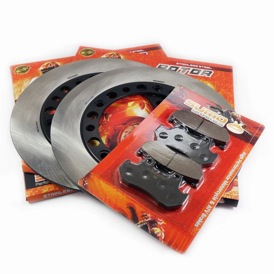 Front Brake Rotor+Pads For Honda Magna VF 750C V45 1982-1983 1100C V65, 83-86 - Image 3 of 4