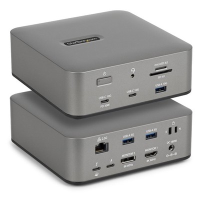 Thunderbolt 5 Dock Dual 8K 60Hz Triple 4K 120Gbps 140W PD StarTech Windows USB4