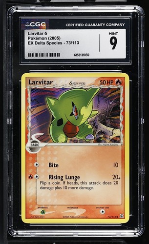 Larvitar δ graded CGC 9 for sale on eBay
