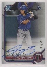 2022 Bowman Chrome Prospect Refractor 105/499 JoJo Blackmon #CPA-JBN Auto 0s9t