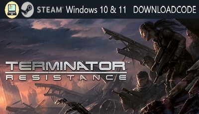 NEU PC Computer Spiel Terminator Resistance für Windows 10 11 STEAM Downloadcode
