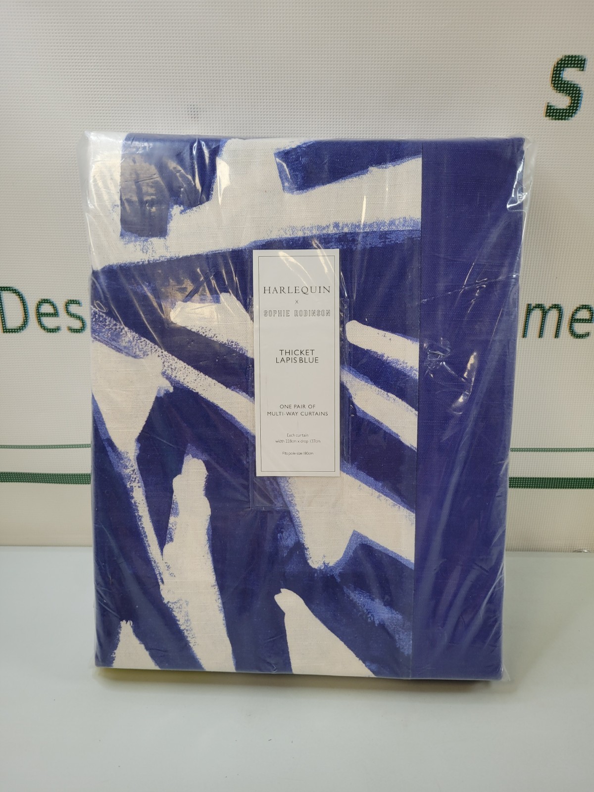 Harlequin Sophie Robinson Thicket Lapis Blue Curtains 228x137cm RRP £168