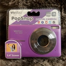 Vivitar PopSnap VEC S124 44MP Compact Camera Purple 2.4" Screen 16x Zoom USB-C