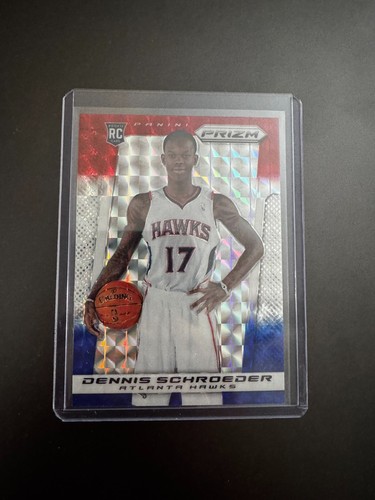 Dennis Schroder [Red, White, and Blue Mosaic] #286 2013 Panini Prizm card