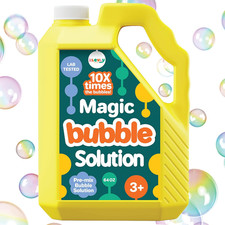 64 Oz Iridescent Bubble Solution Refill Non-Toxic Pre-Mix Bubble Refill Soluti