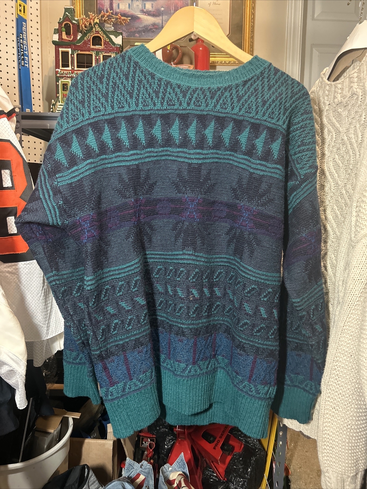 Vintage Pendleton Pull Over Sweater, Wool, Made I… - image 1