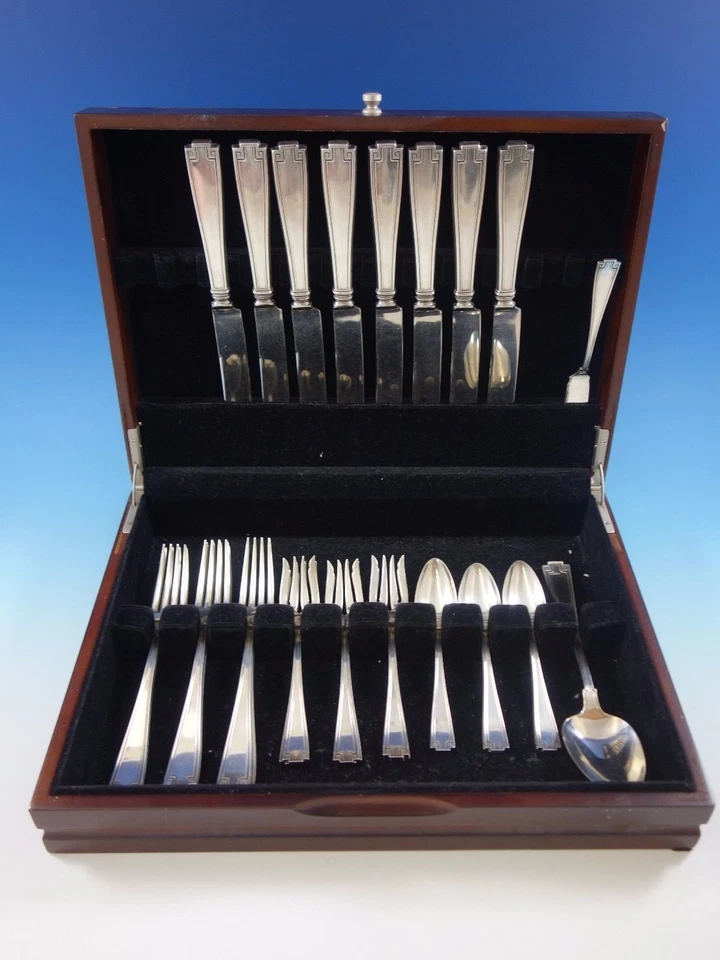 Etruscan by Gorham Sterling Silver Flatware Set for 8 Service 34 pieces Dinner - Image 2 of 4