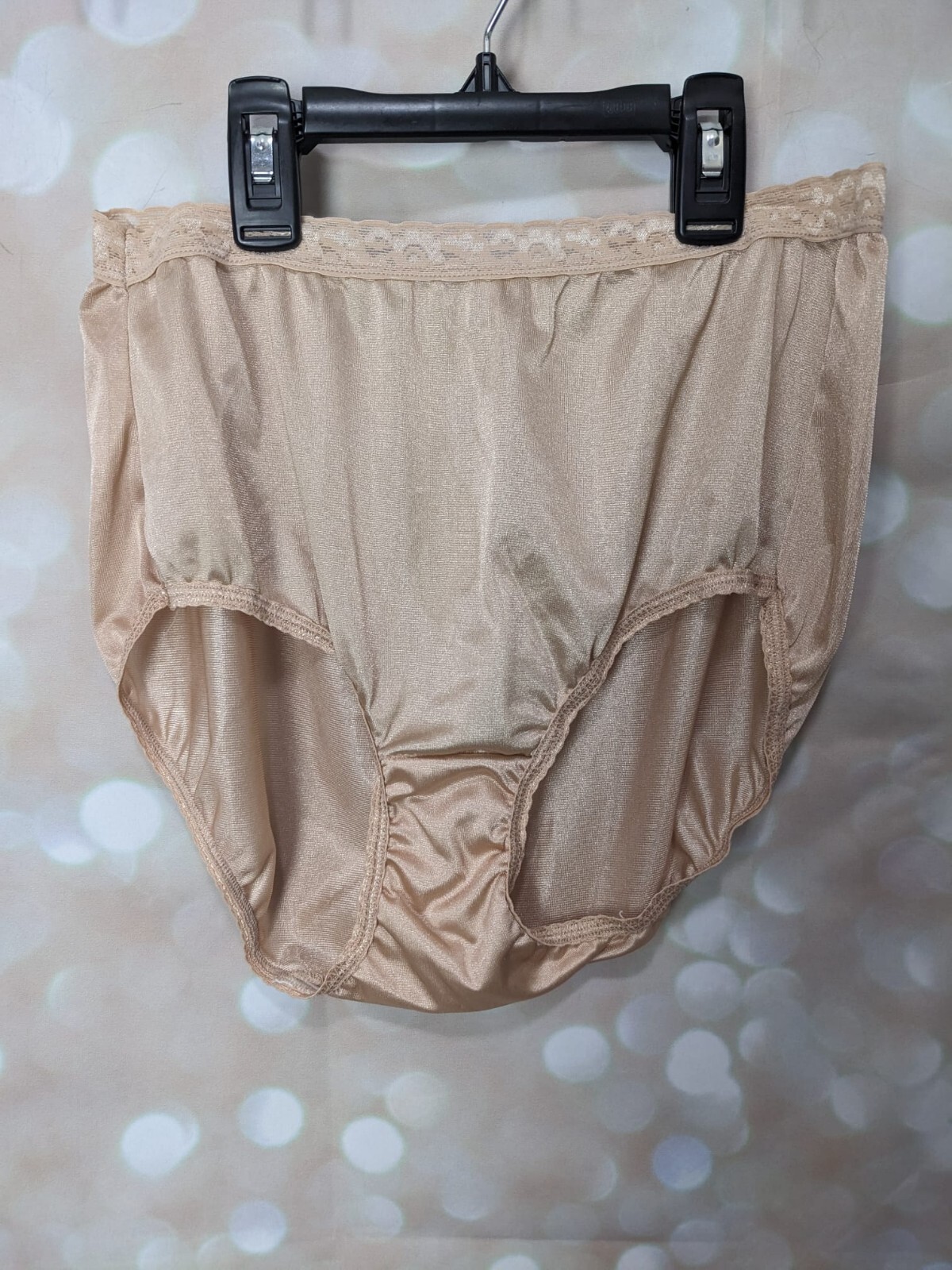 Hanes Women's Nylon Lace Waistand Tan Underwear 1 Piece Size 8/XL RN 15763 NWOT eBay