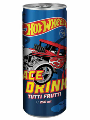 HOT WHEELS RACE DRINK TUTTI FRUTTI 250ml Dose, 24er Pack (24x0,25L) EINWEG PFAND