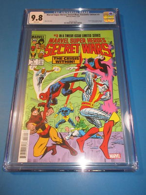 Marvel Super-Heroes Secret Wars #3 Facsimile reprint CGC 9.8 NM/M