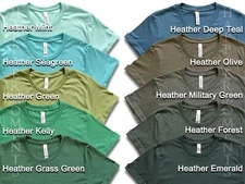 BELLA+CANVAS BC3001CVC Unisex Short Sleeve Heather CVC Crew Neck Modern T-Shirt