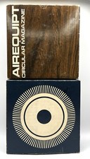 TWO Vintage 60s Airequipt Circular Magazines 35mm 2x2 Slide Carousel w/Boxes USA