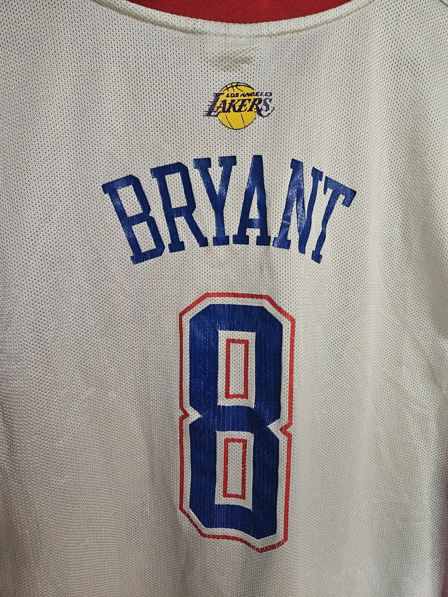 Vintage Reebok 2004 NBA West All Star Kobe Bryant Jersey 8 XL LA