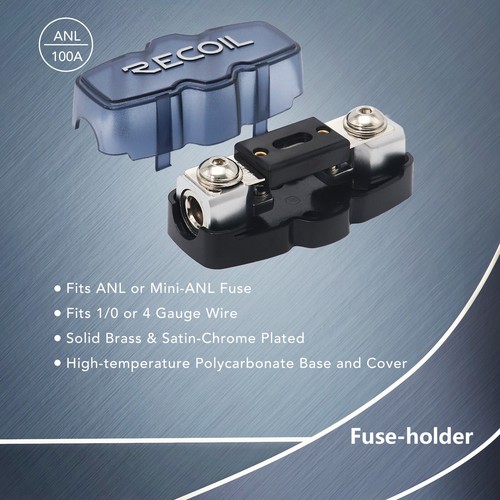 Recoil PCK4D True 4 Gauge 99.99% OFC Car Audio Dual Amplifiers Wiring Kits - Picture 8 of 10