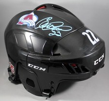 CLAUDE LEMIEUX SIGNED FULL-SIZE COLORADO AVALANCHE HELMET FS AUTOGRAPHED BAS COA