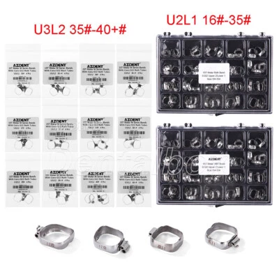 Dental Orthodontic 1st Molar Bands Buccal Tube Convertible/Non-Conv MBT/Roth.022