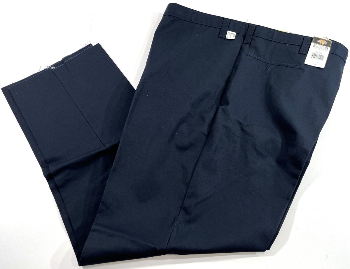 punkandyo　TIKO PANTS NAVY L fti always NEW 58x36 MENS DICKIES LP812 INDUSTRIAL FLAT FRONT PANTS NAVY