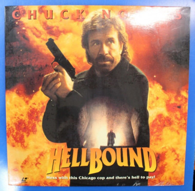 Rare Sealed New Hellbound-Chuck Norris Laserdisc-NOT VHS/DVD