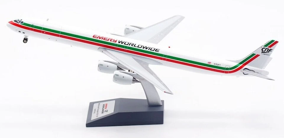 Modelo a bordo IF873EB1222 Emery Worldwide Douglas DC-8-73F N792FT fundido a presión 1/200 Foto 3 de 4