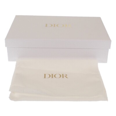 CHRISTIAN DIOR Lady Dior Coin Case & Key Case Lambskin Sage