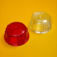 Replacement Lens Britax Red & White Set for Side Marker Lamp for Trailer, Truck