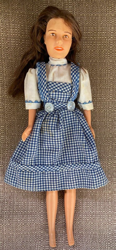 WIZARD OF OZ DOROTHY DOLL 10 INCHES TALL 1985  MGM/MULTI TOY CORP