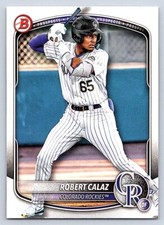 ROBERT CALAZ  ROCKIES 2025 BOWMAN PROSPECTS #BP-40