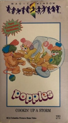 Popples, (VHS, 1986) (Kinder) Cartoon TV-Serie! SELTEN SELTEN RCA/Columbia