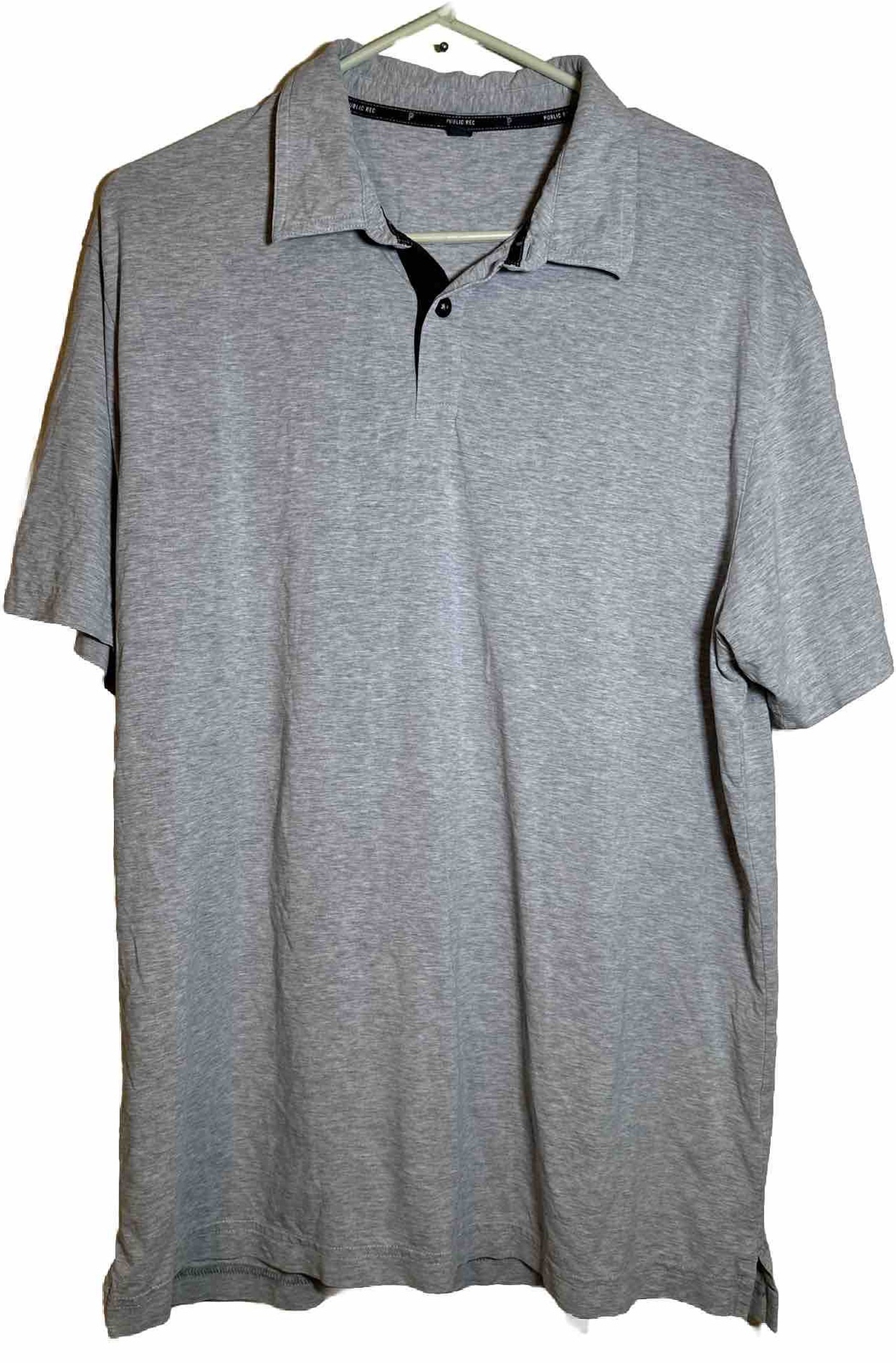 Public Rec S/S Polo Shirt Gray Men's XL X-Large