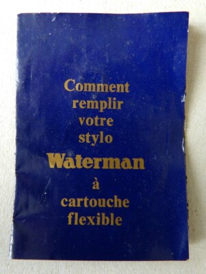Écrin/boîte Ancien Pour Stylo Plume Waterman (années 1960/1970) - Occasion