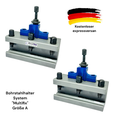 Bluefox Bohrstahlhalter Gr. A System Multifix Schnellwechsel Stahlhalter 10786